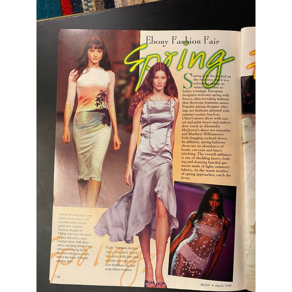 Ebony Magazine, March 1999,  Cover Feature Story with Janet (Jackson). - Picture 10 of 11